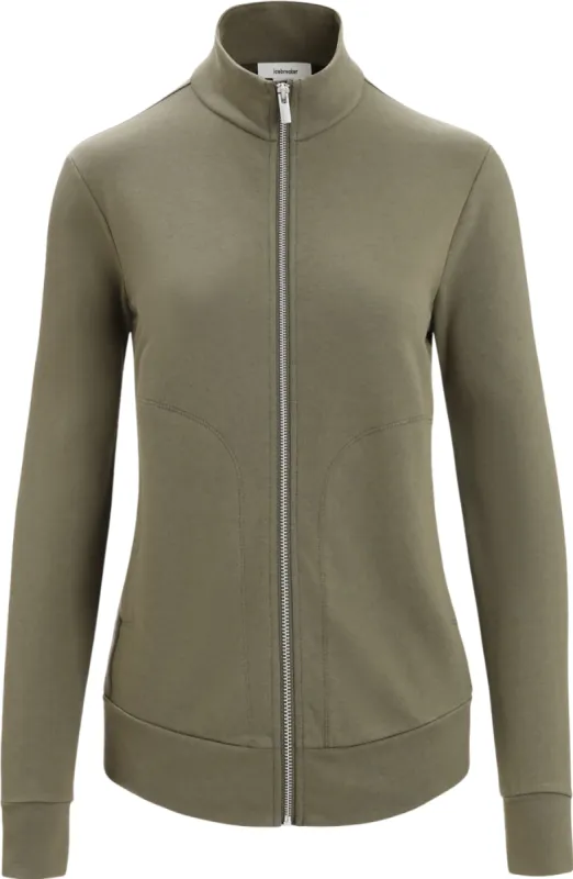 Merino Blend Central Classic Long Sleeve Zip Sweatshirt - Women's|-|Haut à manches longues et glissière Central Classic en mélange de mérinos - Femme sold by Altitude Sports