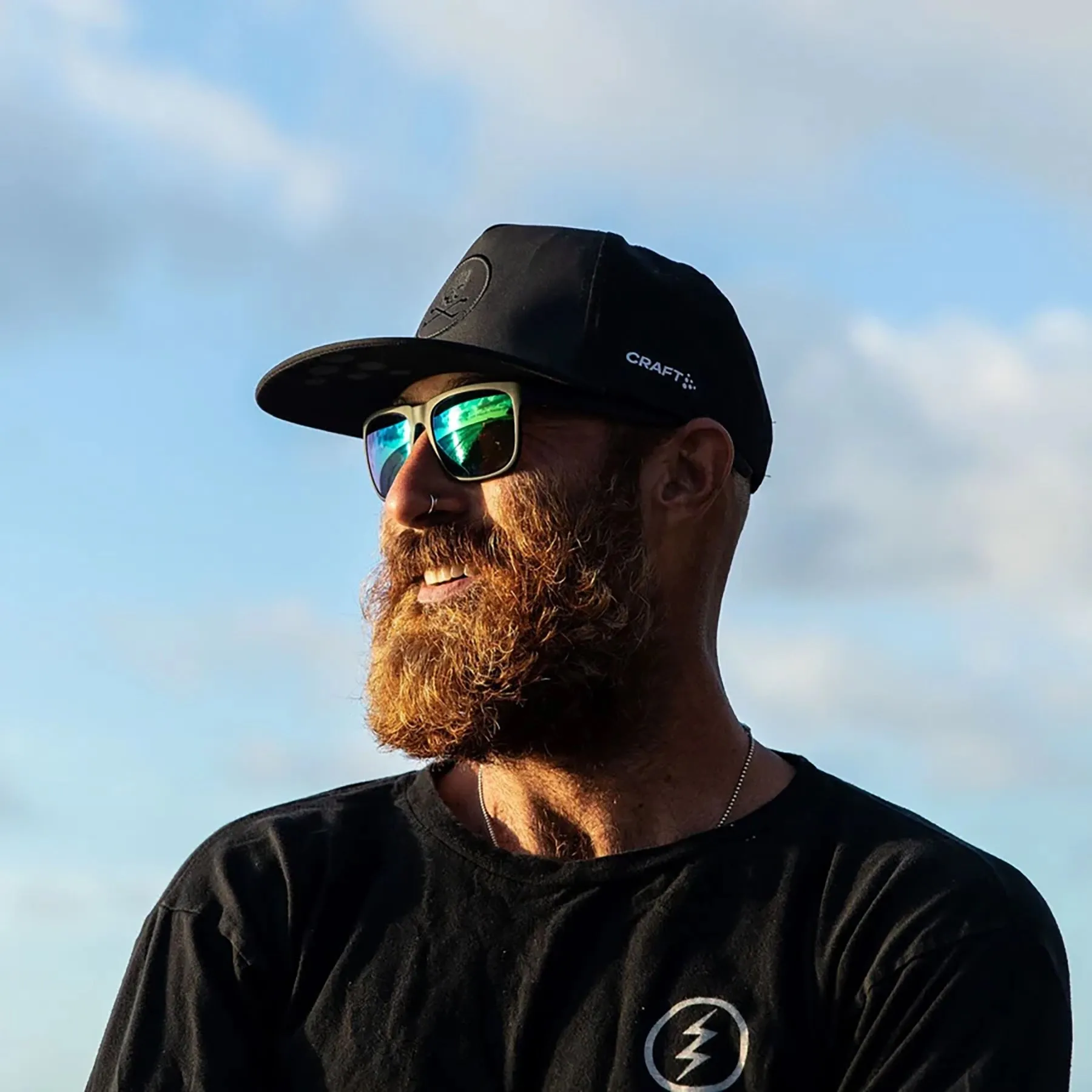 Knoxville Sport Sunglasses - Matte Black - Green Polarized Pro Lens - Unisex|-|Lunettes de soleil Knoxville Sport - Matte Black - Verres Green Polarized Pro - Unisexe sold by Altitude Sports product image thumbnail 3