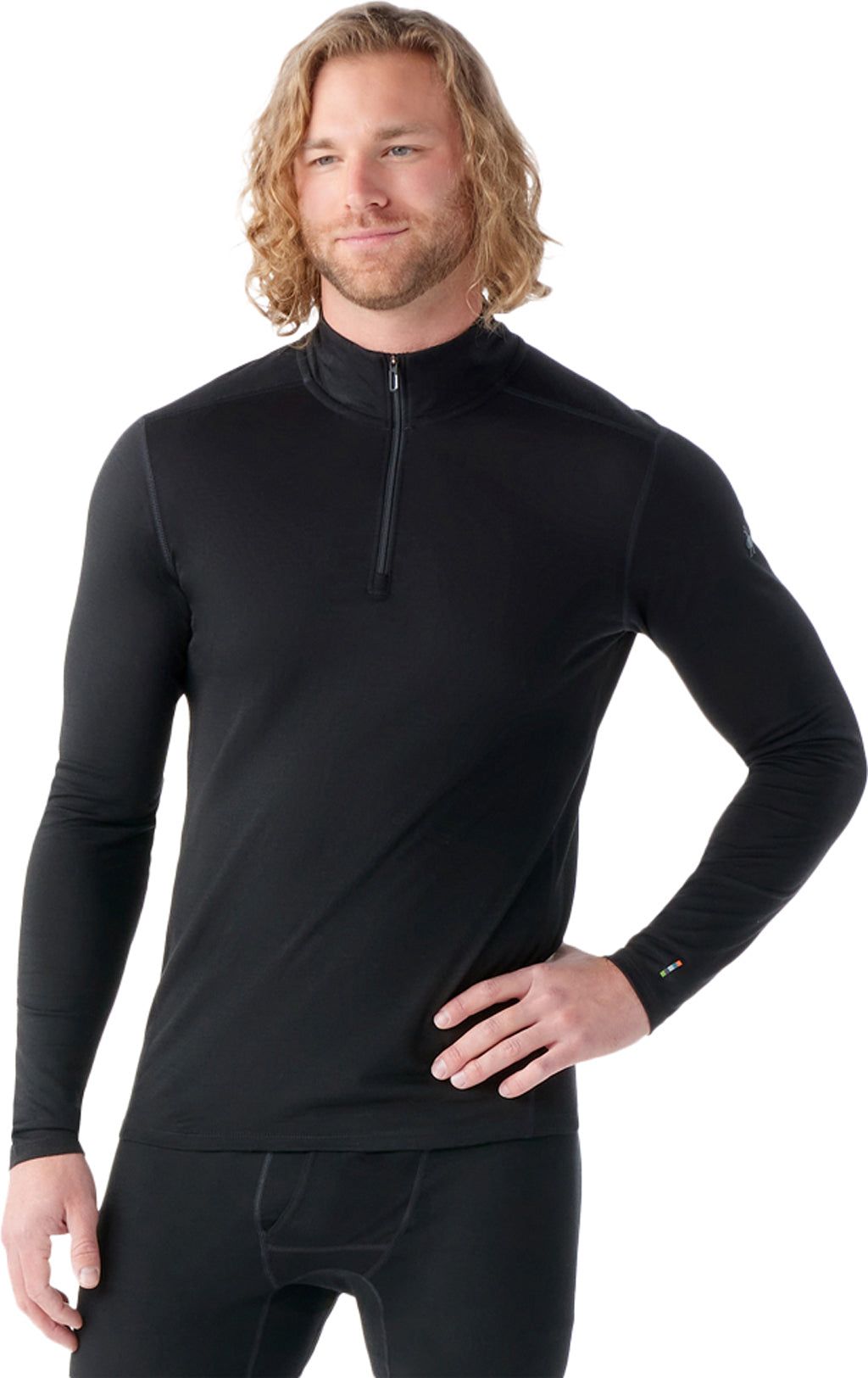 Classic All-Season Merino Base Layer 1/4 Zip Jersey - Men's|-|Chandail à 1/4 glissière en laine mérinos toutes saisons Classic - Homme sold by Altitude Sports product image thumbnail 4