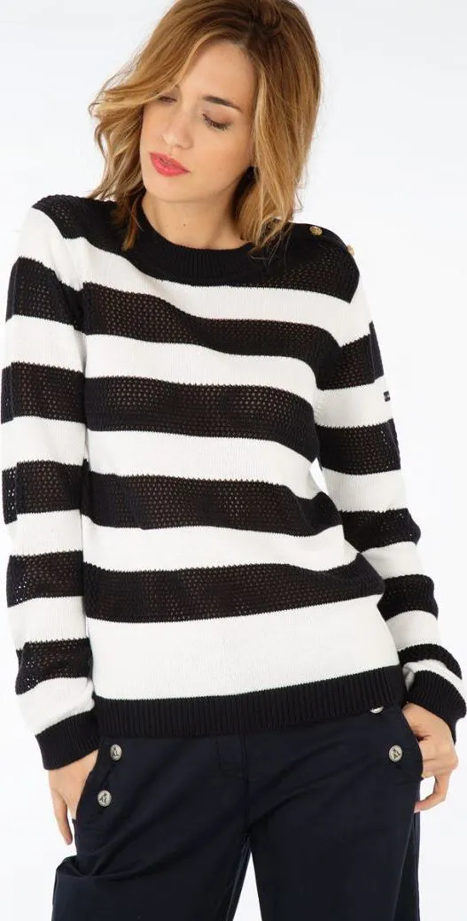 Stripped Jumper - Women's|-|Pull Maille File - Femme sold by Altitude Sports