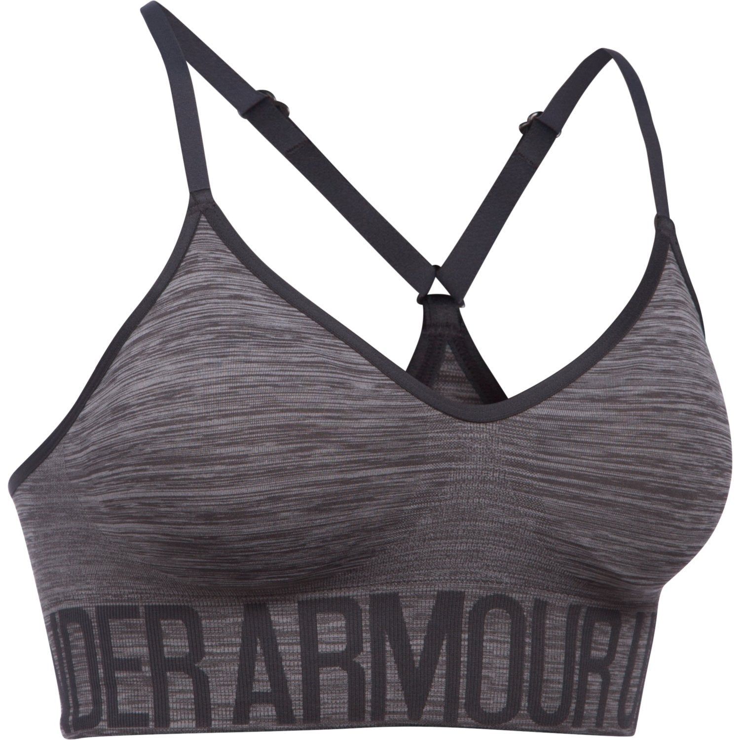 Women's Armour Seamless Streaky Heather Sport Bra|-|Brassière sport sans coutures Armour Streaky Heather Femme sold by Altitude Sports product image thumbnail 2
