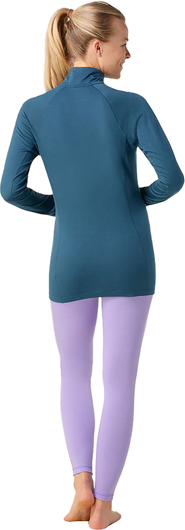 Classic All-Season Merino Base Layer 1/4 Zip Jersey - Women's|-|Chandail à 1/4 glissière en laine mérinos toutes saisons Classic - Femme sold by Altitude Sports product image thumbnail 5