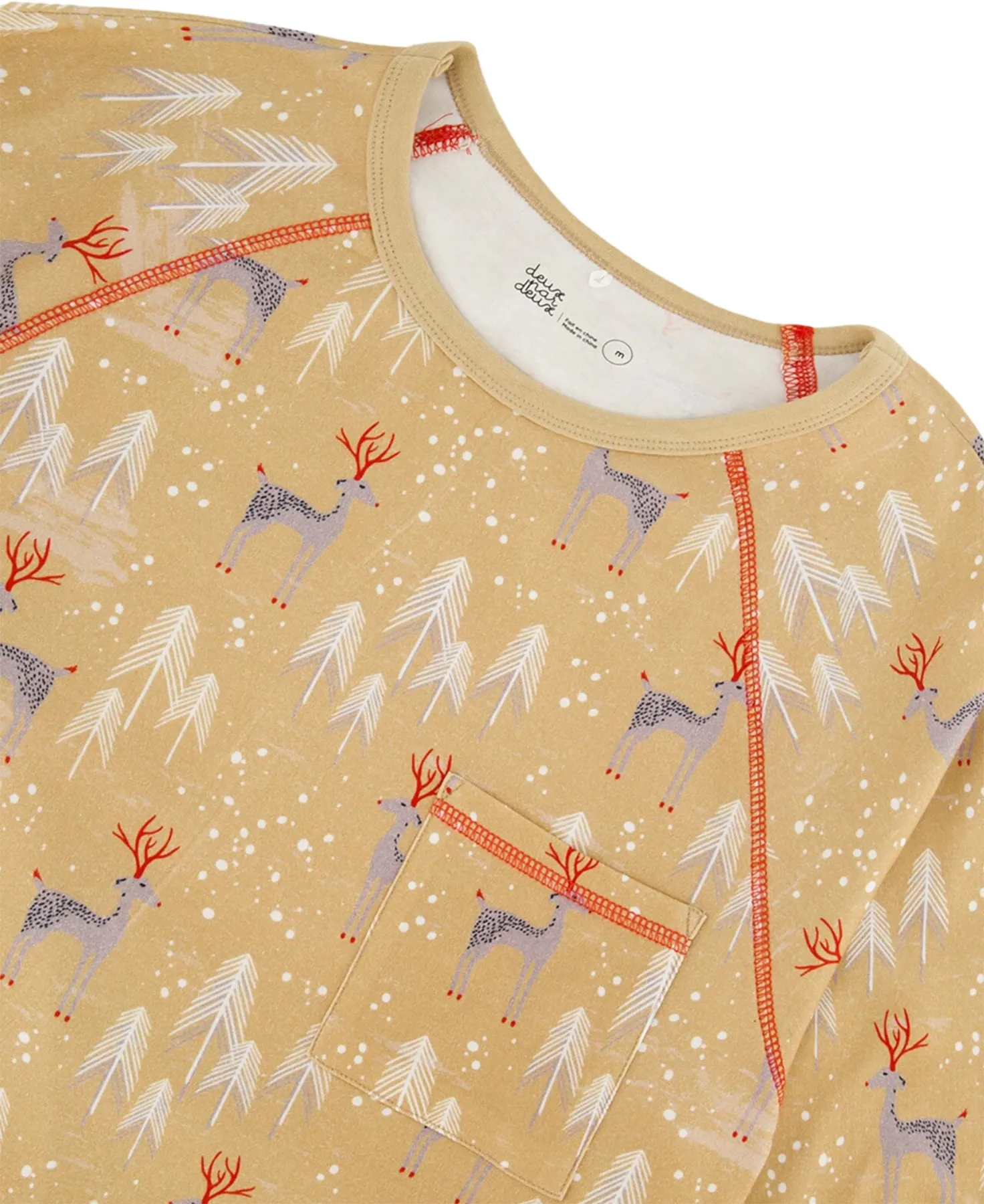 Two Piece Christmas Pajama Set - Boy|-|Ensemble de pyjama 2-pièces de Noël en coton biologique - Garçon sold by Altitude Sports product image thumbnail 3