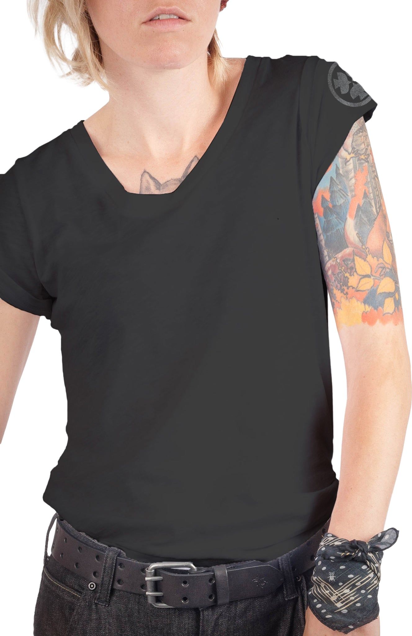 Solid V-Neck Tee - Women's|-|T-shirt col en V Solid - Femme sold by Altitude Sports product image thumbnail 4