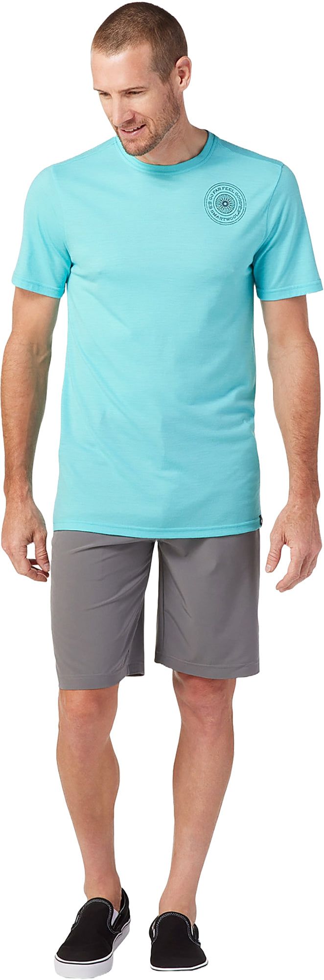 Merino Sport 150 Short Sleeve Graphic Tee Slim Fit - Men's|-|T-shirt imprimé ajusté Merino Sport 150 - Homme sold by Altitude Sports product image thumbnail 3
