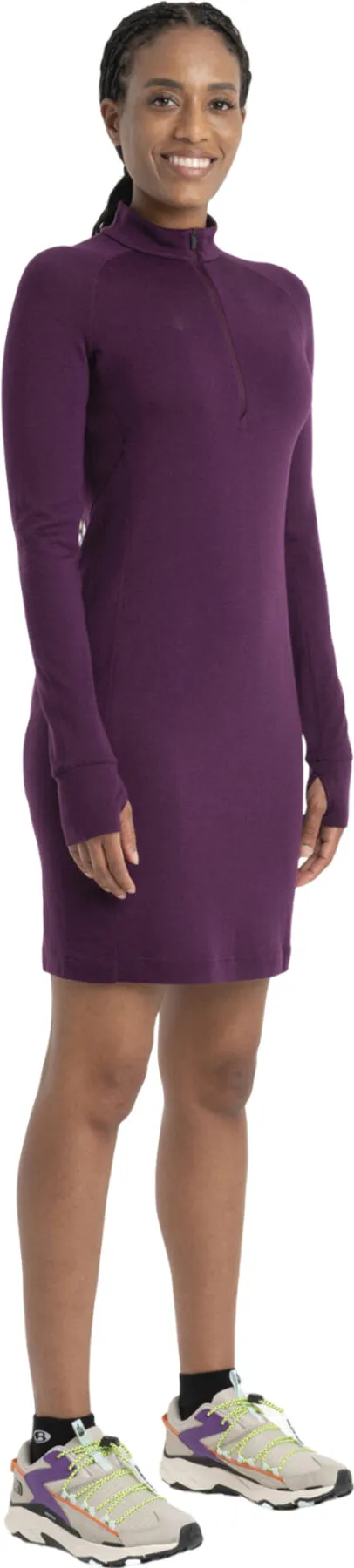 Merino 260 Granary Long Sleeve Half Zip Dress - Women's|-|Robe à demi-glissière et manches longues Merino 260 Granary - Femme sold by Altitude Sports