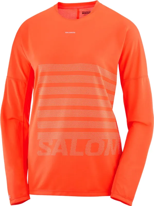 Sense Aero Graphic Long Sleeve T-Shirt - Women's|-|T-shirt à manches longues graphique Sense Aero - Femme made by Salomon
