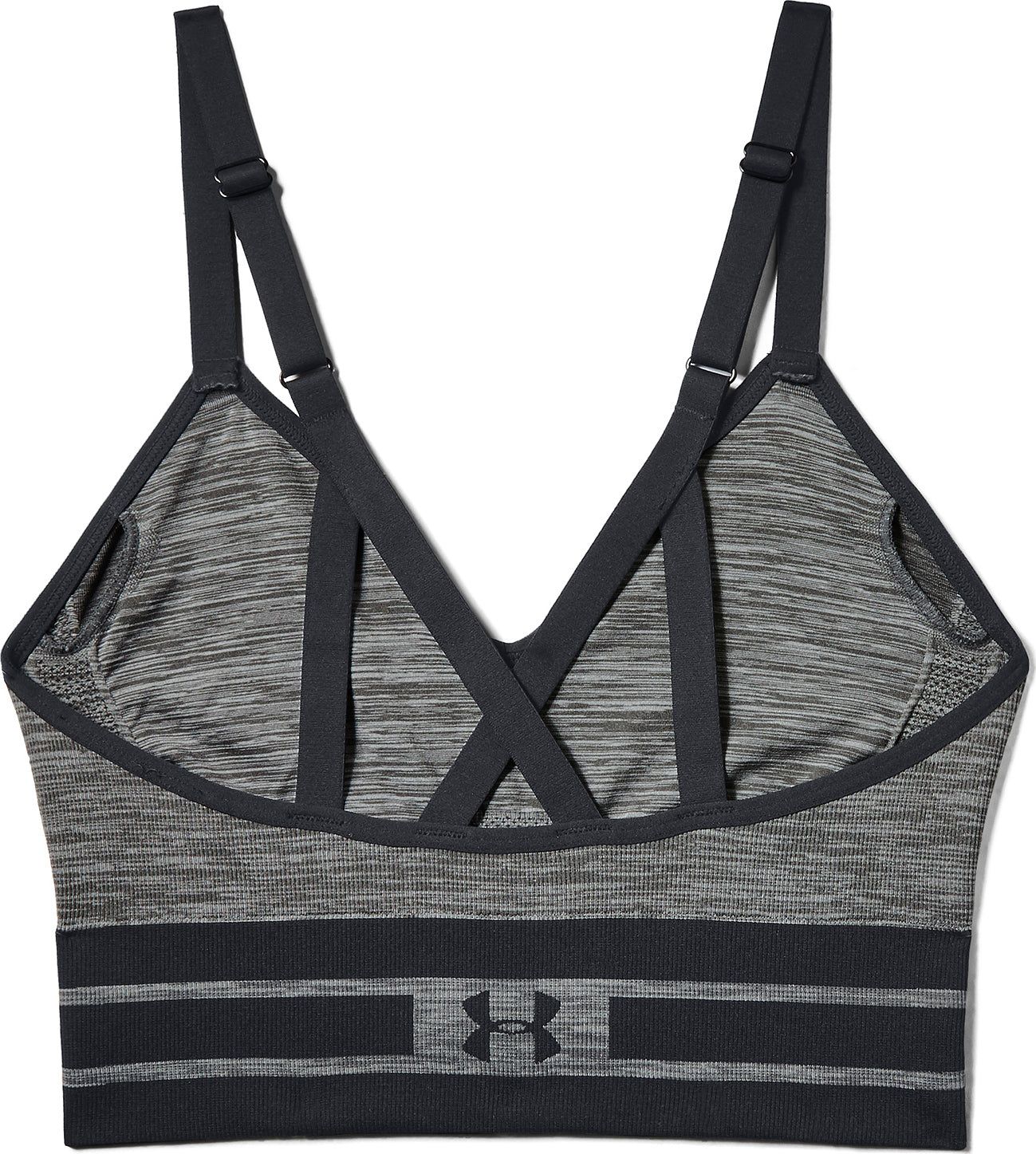 Women's UA Seamless Longline Heather Sports Bra|-|Soutien-gorge de sport chiné UA Seamless Longline Femme sold by Altitude Sports product image thumbnail 3