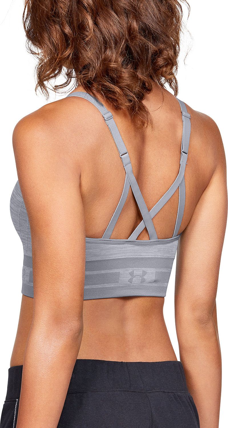 Women's UA Seamless Longline Heather Sports Bra|-|Soutien-gorge de sport chiné UA Seamless Longline Femme sold by Altitude Sports product image thumbnail 4