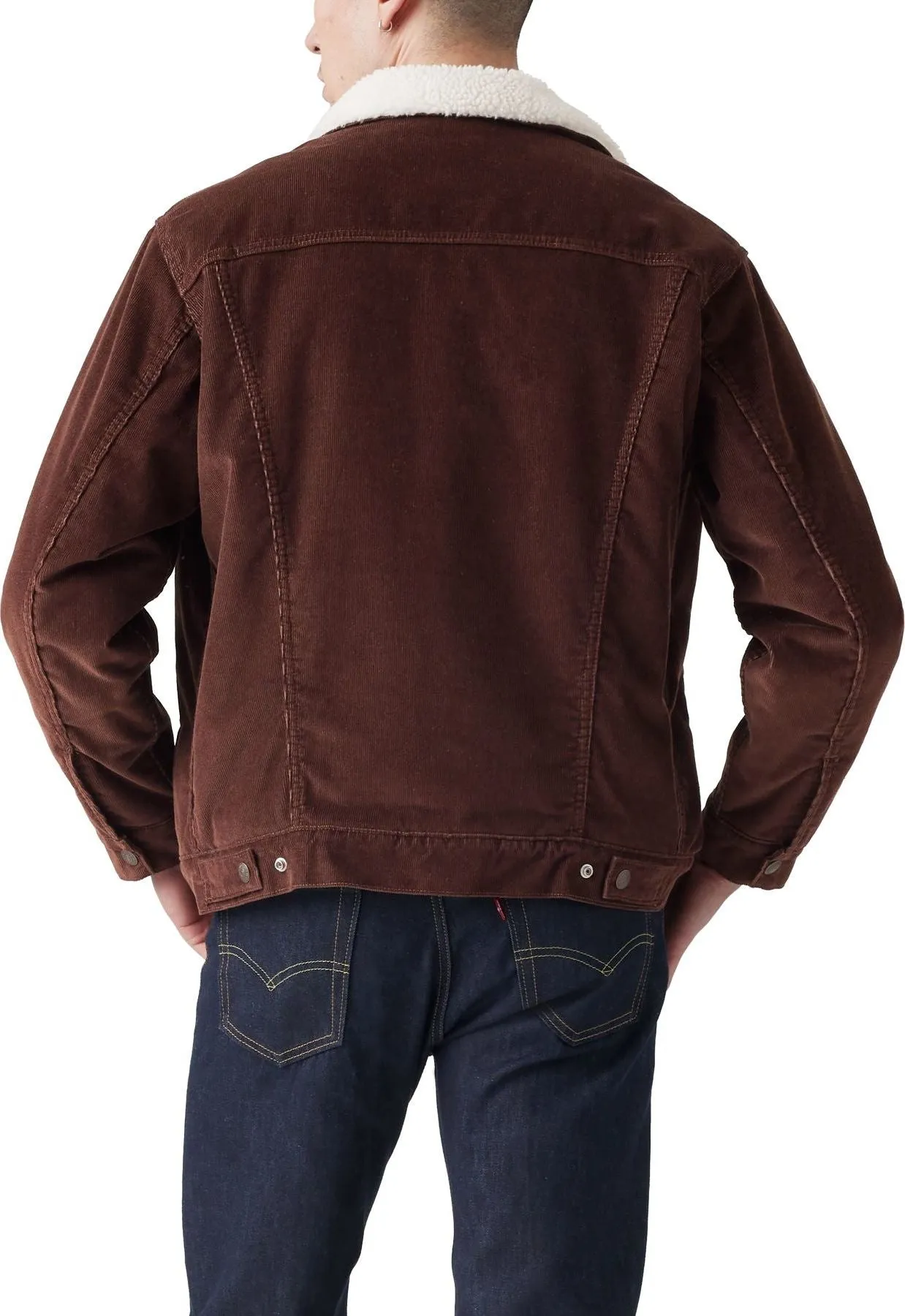 Relaxed Fit Sherpa Trucker Jacket - Men's|-|Manteau de camionneur sherpa coupe décontractée - Homme sold by Altitude Sports product image thumbnail 2