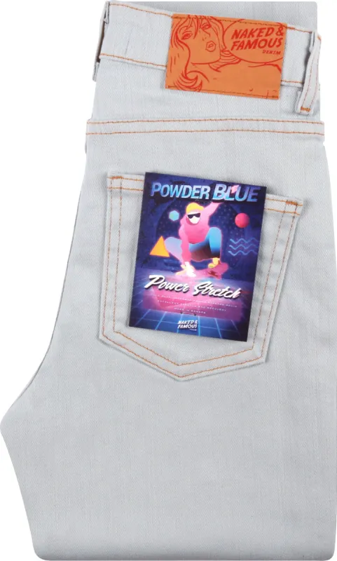 High Skinny - Powder Blue Power Stretch - Women's|-|Jean High Skinny - Powder Blue Power Stretch - Femme made by Altitude Sports