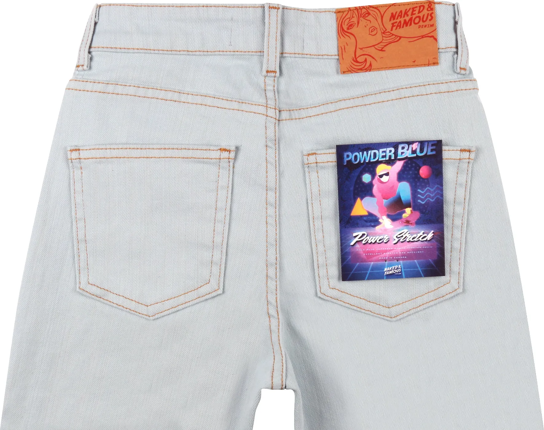 High Skinny - Powder Blue Power Stretch - Women's|-|Jean High Skinny - Powder Blue Power Stretch - Femme sold by Altitude Sports product image thumbnail 4