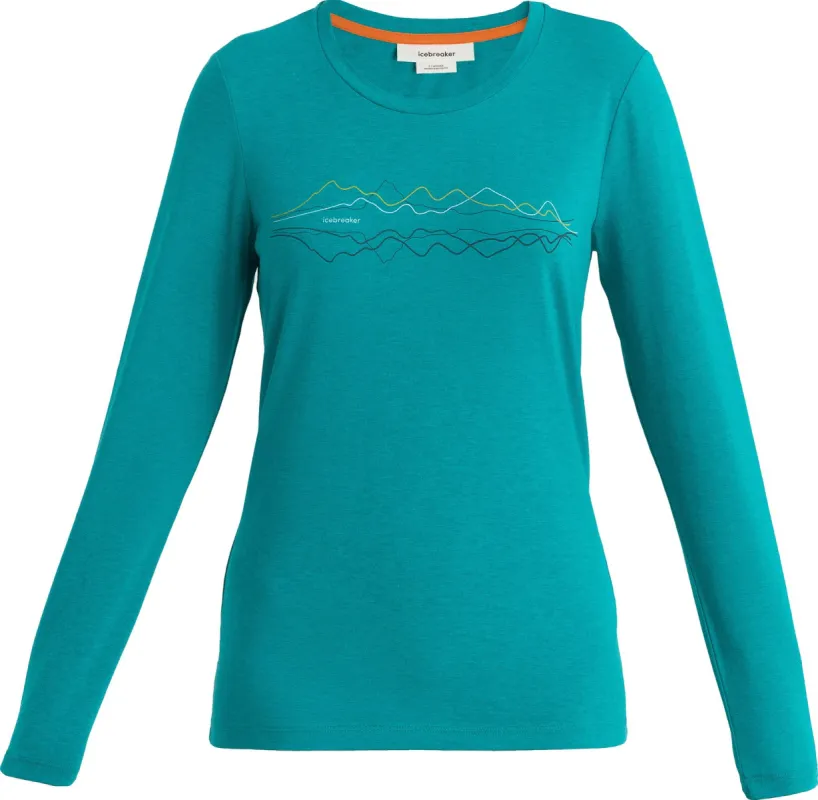 Central Icebreaker Merino Classic Long Sleeve T-Shirt - Women's|-|T-shirt classique à manches longues en mérinos Icebreaker Central - Femme sold by Altitude Sports