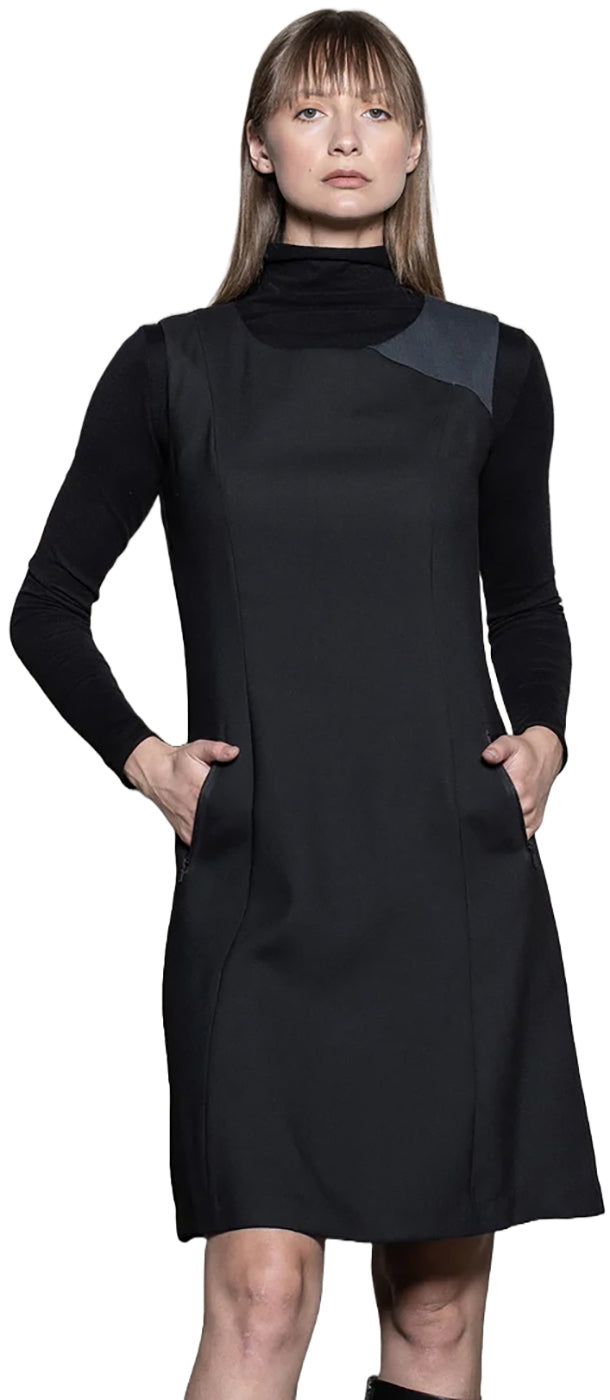Wool Blend Contrast Dress - Women's|-|Robe en laine mélangée - Femme sold by Altitude Sports