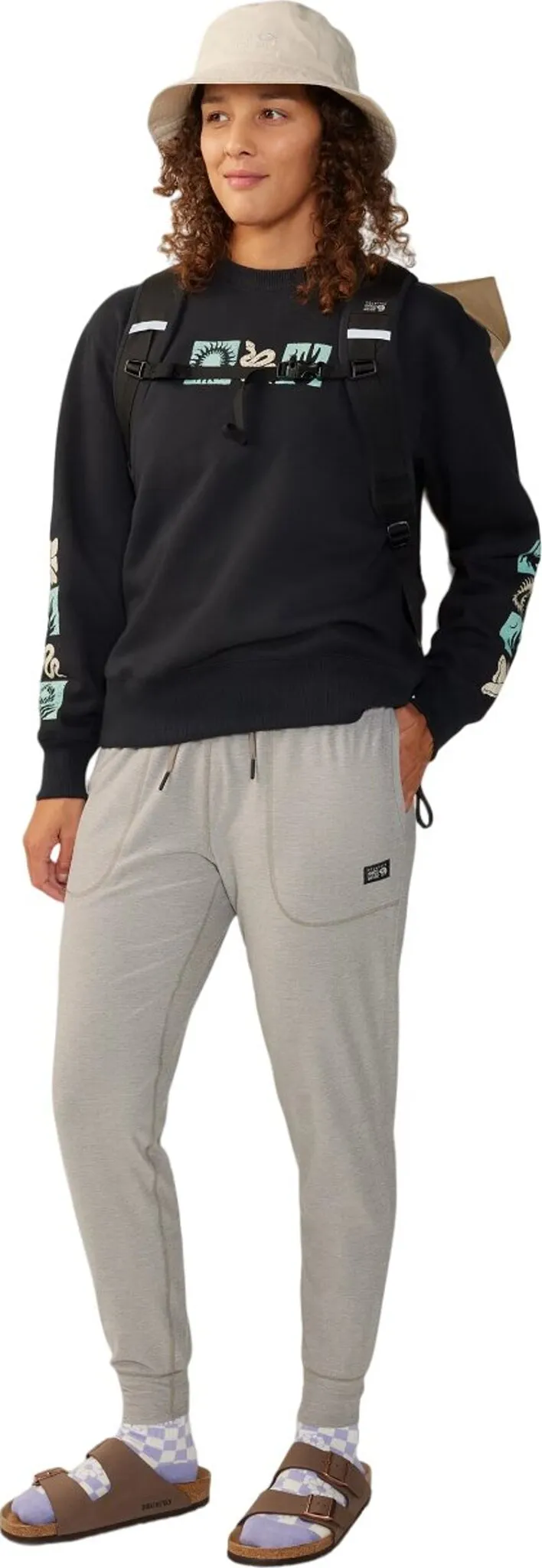 Desert Check Crew Neck Pullover - Women's|-|Chandail à col rond Desert Check - Femme sold by Altitude Sports product image thumbnail 2