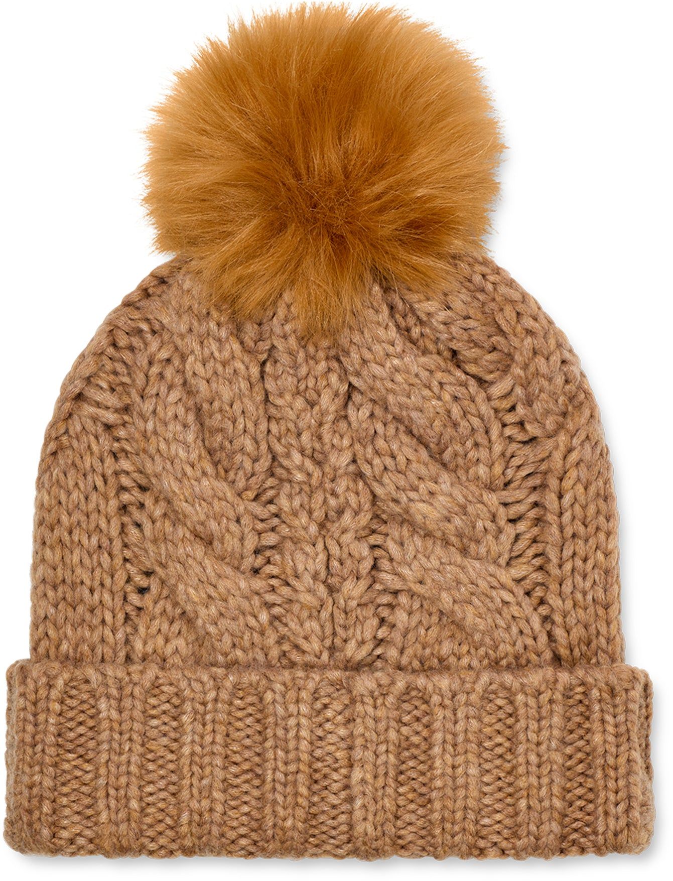 Pom-Pom Cable Knit Beanie - Women's|-|Tuque en tricot torsadé pom-pom - Femme sold by Altitude Sports product image thumbnail 4