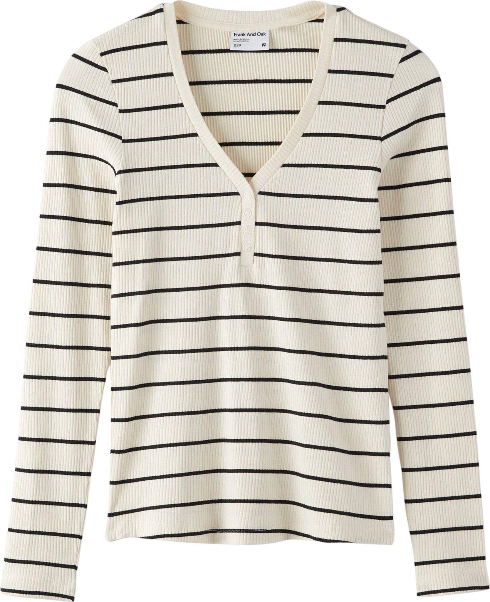 Ribbed Henley Top - Women's|-|Haut à col boutonné côtelé - Femme sold by Altitude Sports