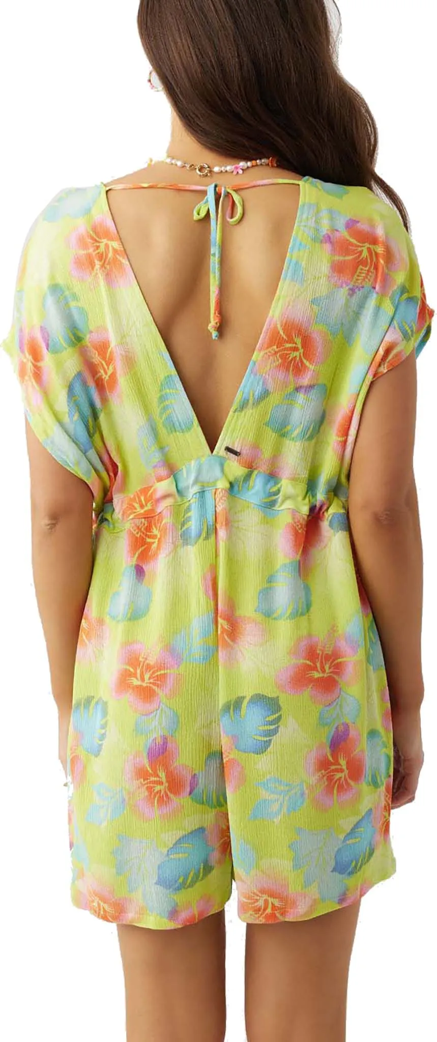 Isadora Woven Short Sleeve Romper - Women's|-|Combi-short tissé à manches courtes Isadora - Femme sold by Altitude Sports product image thumbnail 2