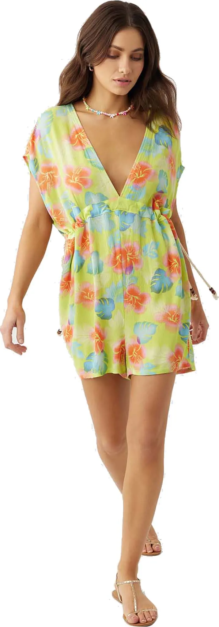 Isadora Woven Short Sleeve Romper - Women's|-|Combi-short tissé à manches courtes Isadora - Femme sold by Altitude Sports product image thumbnail 3