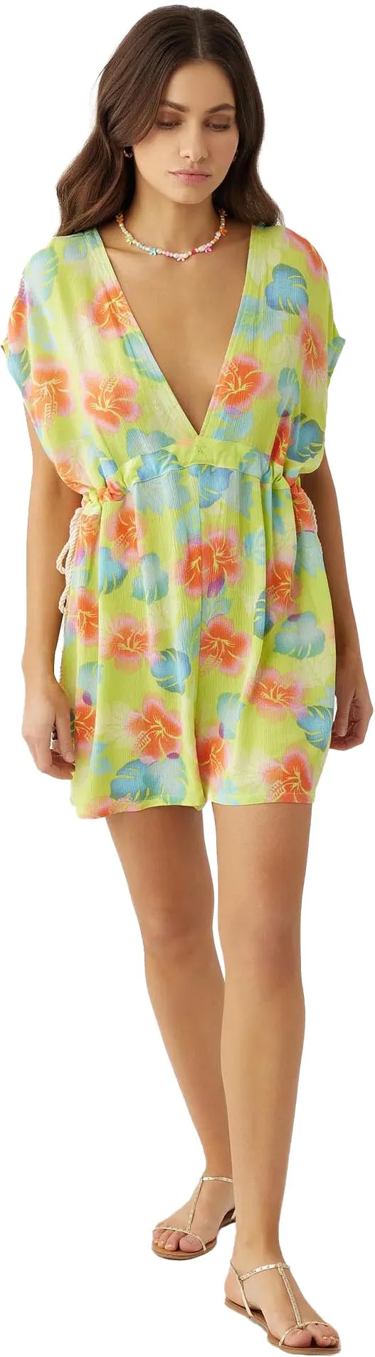 Isadora Woven Short Sleeve Romper - Women's|-|Combi-short tissé à manches courtes Isadora - Femme sold by Altitude Sports