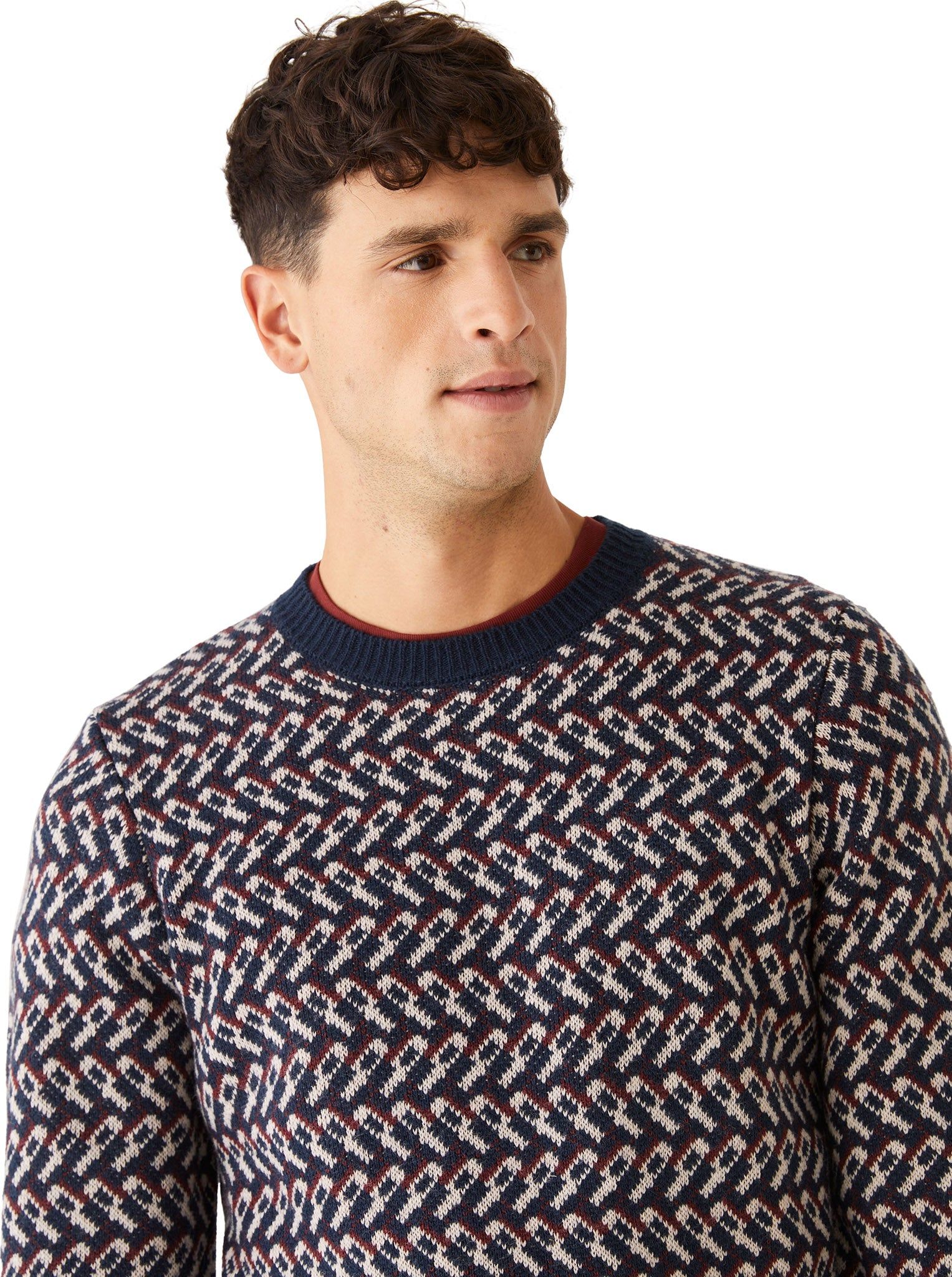 Jacquard Crewneck Sweater - Men's|-|Chandail jacquard à col rond - Homme sold by Altitude Sports product image thumbnail 5
