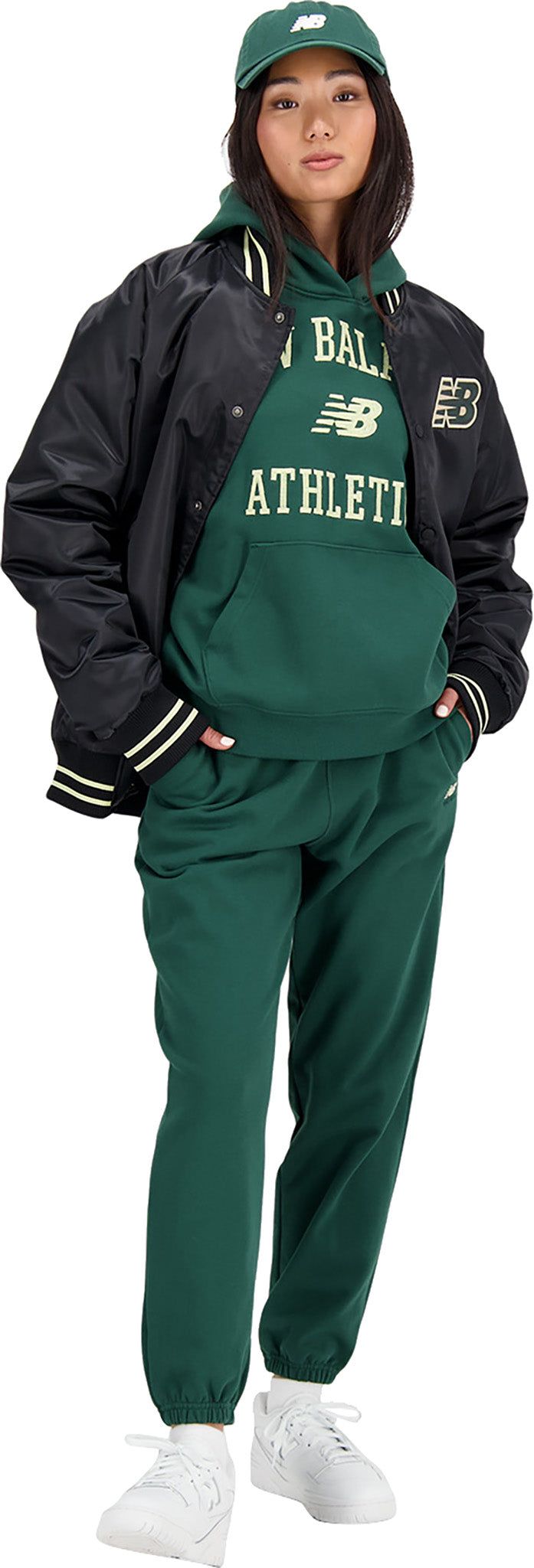 Athletics Varsity Oversized Fleece Hoodie - Women's|-|Chandail à capuchon surdimensionné en molleton Varsity d'athlétisme - Femme sold by Altitude Sports product image thumbnail 3