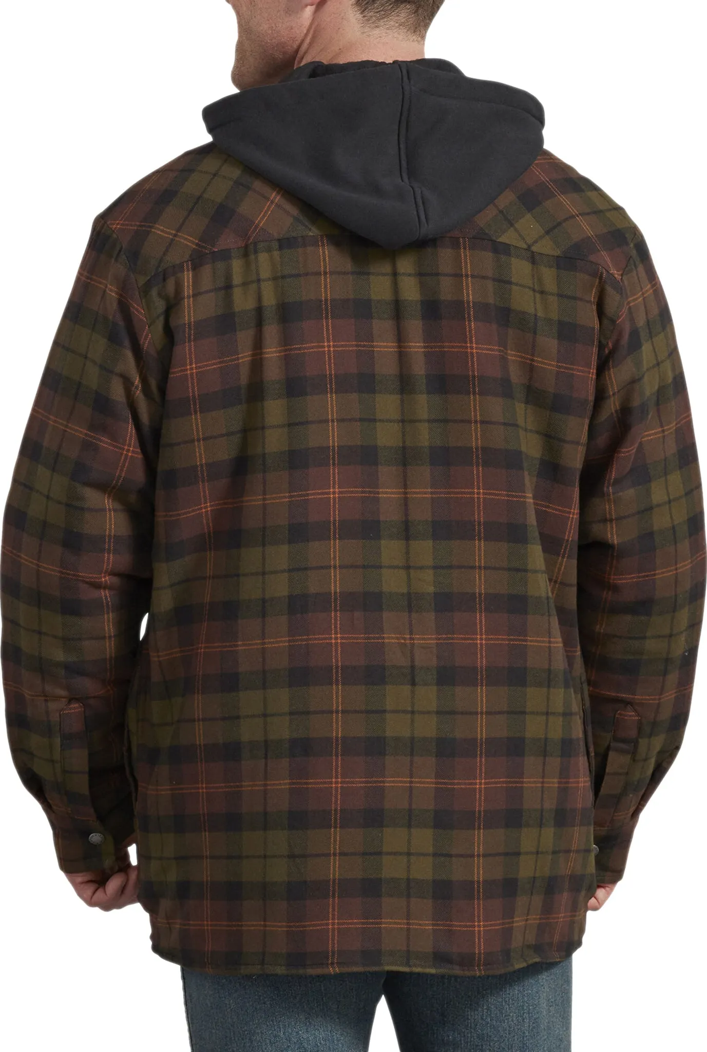 Icon Relaxed Fit Hooded Quilted Shirt Jacket - Men's|-|Manteau-chemise à capuchon coupe décontractée - Homme sold by Altitude Sports product image thumbnail 2