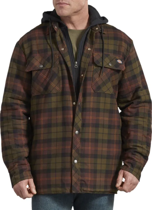 Icon Relaxed Fit Hooded Quilted Shirt Jacket - Men's|-|Manteau-chemise à capuchon coupe décontractée - Homme sold by Altitude Sports