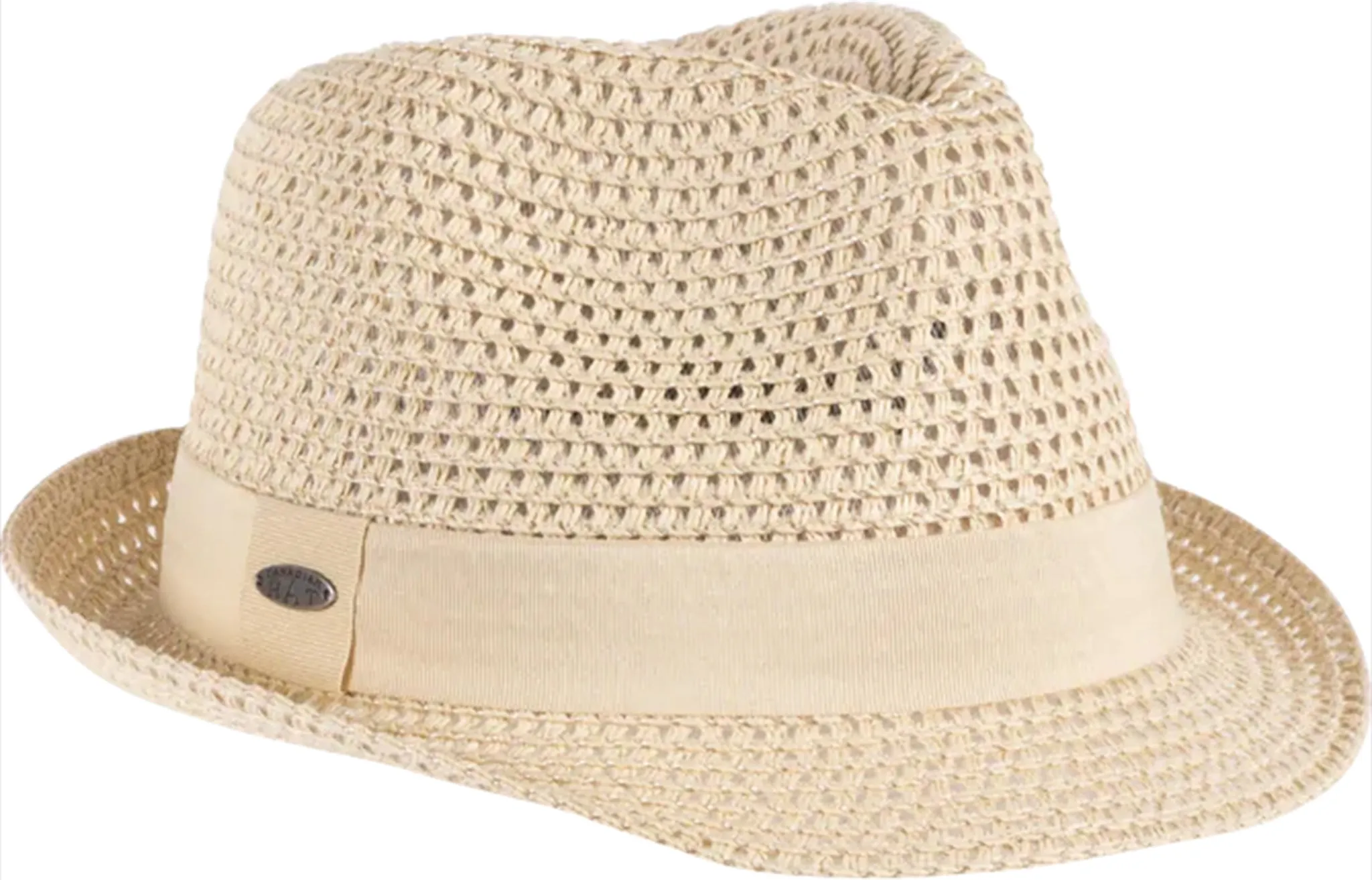 Fania Short Brim Grosgrain Ribbon Fedora Trilby Hat - Unisex|-|Chapeau fedora style trilby à bord court avec ruban gros-grain Fania - Unisexe sold by Altitude Sports