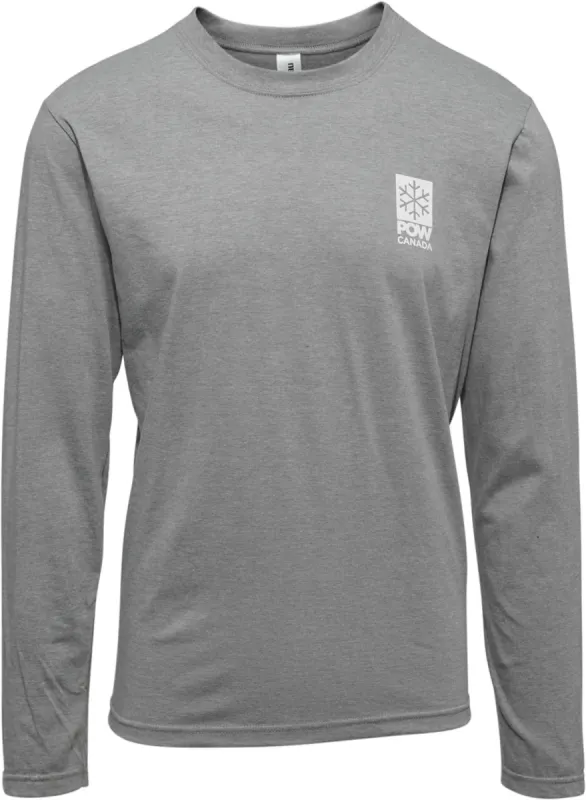 Pow Canada Snowflake Long Sleeve Tee - Unisex|-|T-shirt à manches longues flocon de neige Pow Canada - Unisexe sold by Altitude Sports