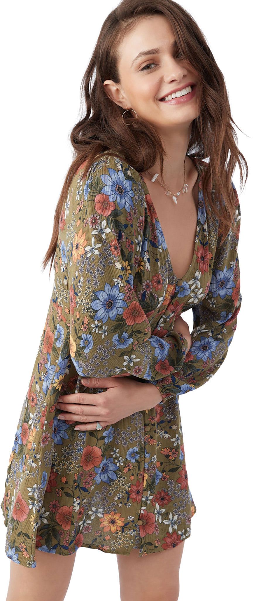 Marylou Woven Long Sleeve Shirt Dress - Women's|-|Robe chemise tissé à manches longues Marylou - Femme sold by Altitude Sports product image thumbnail 4