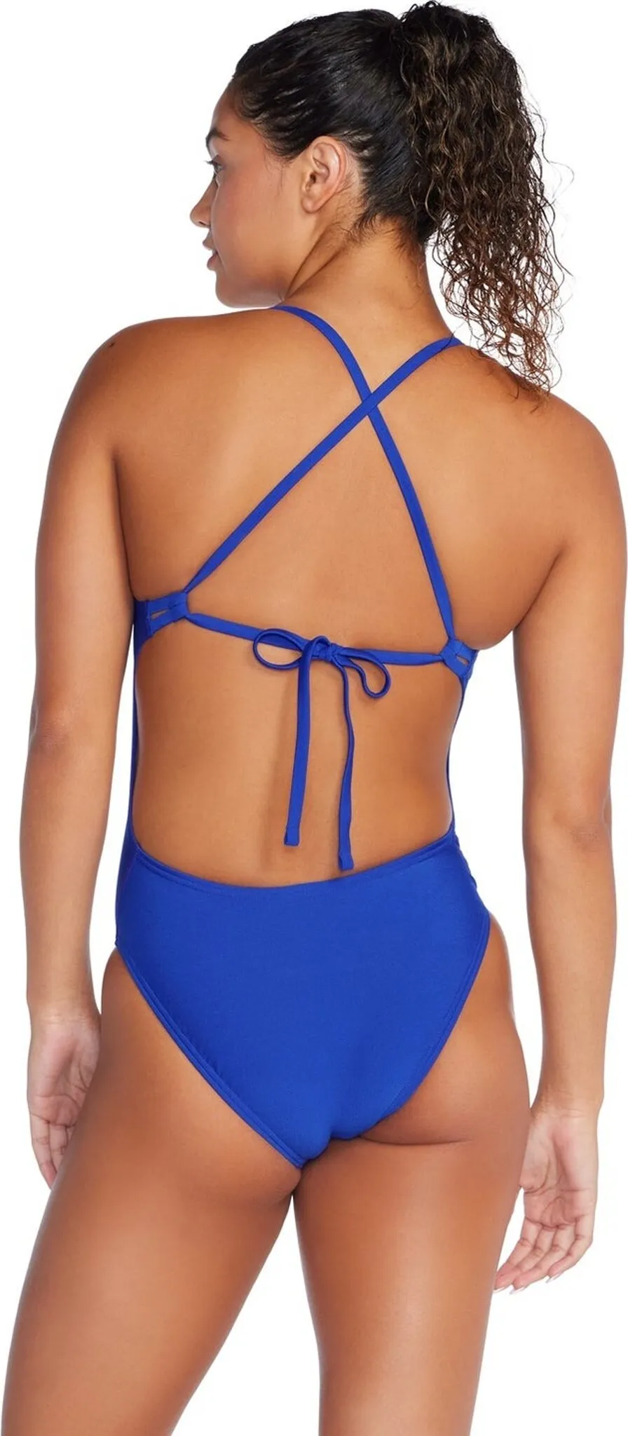 Solid Tie Back One Piece Swimsuit - Women's|-|Maillot de bain une pièce à dos noué uni - Femme sold by Altitude Sports product image thumbnail 2