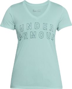 Women's Tech Graphic Twist V-Neck|-|Haut torsadé imprimé avec encolure en V Tech Femme sold by Altitude Sports