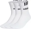 3-Stripes Linear Half-Crew 3 Pairs Cushioned Socks - Unisex|-|Chaussettes mi-mollet coussinées 3 paires 3-Stripes Linear - Unisexe sold by Altitude Sports