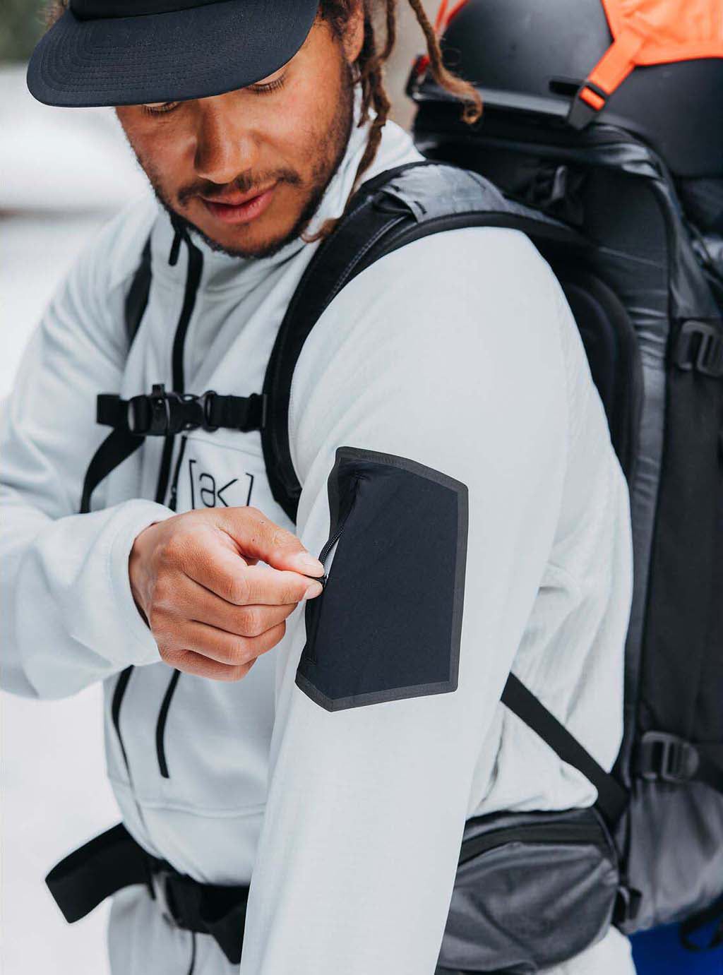 Ak Helium Power Grid Full-Zip Fleece Sweatshirt - Men's|-|Sweat Ak Helium Power Grid en molleton entièrement zippé - Homme sold by Altitude Sports product image thumbnail 5