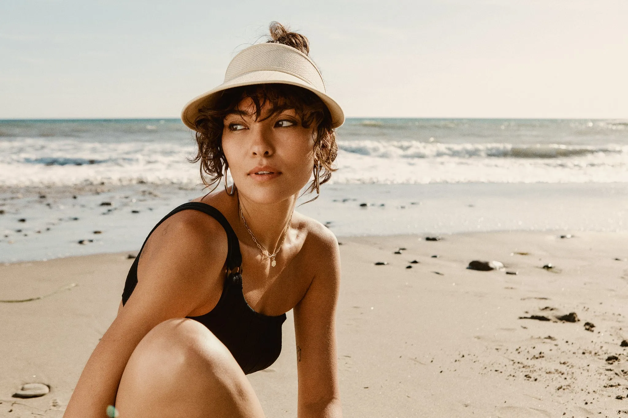 Newport Straw Visor - Women's|-|Visière en paille Newport - Femme sold by Altitude Sports product image thumbnail 3