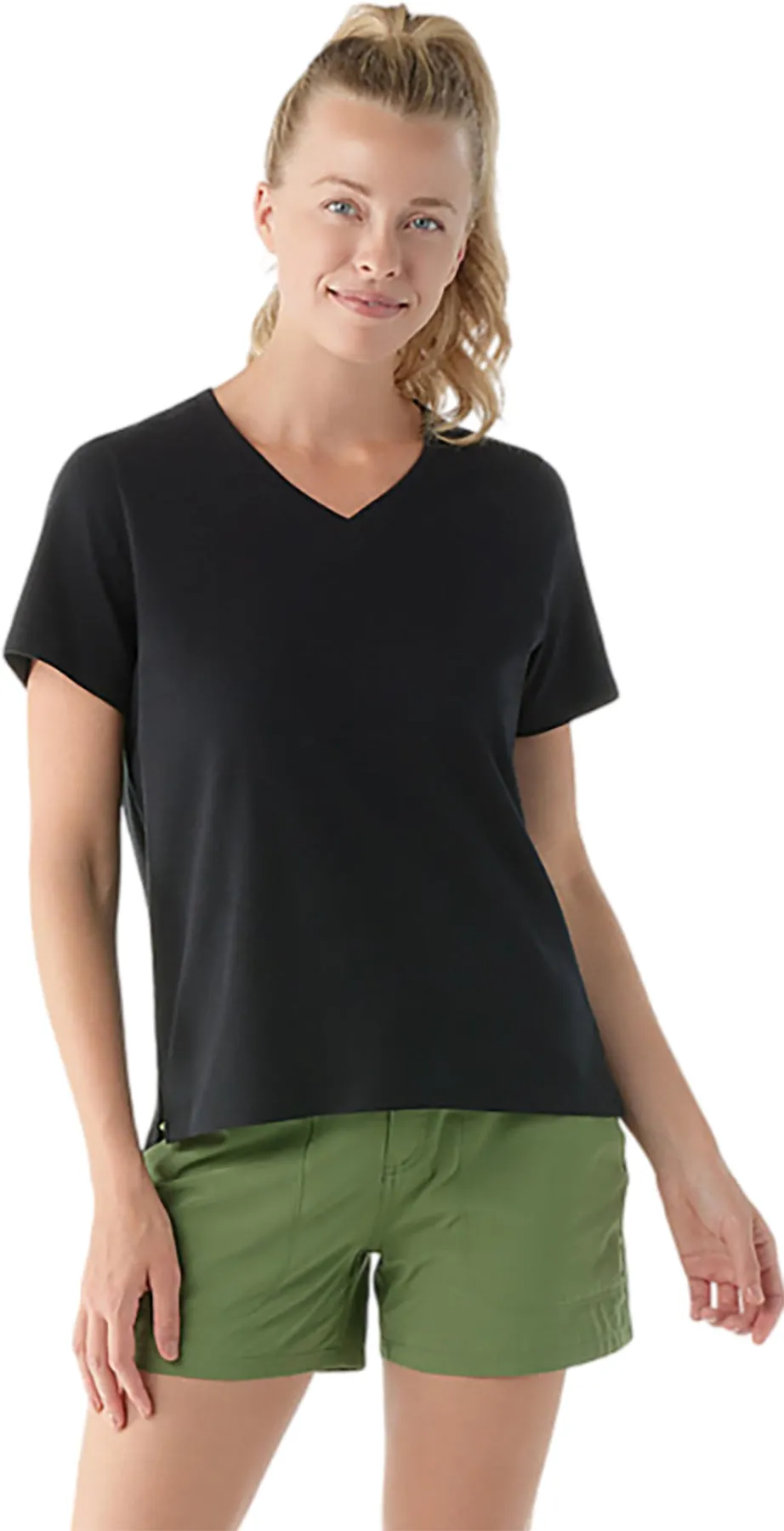 Perfect V-Neck Short Sleeve Tee - Women's|-|T-shirt à manches courtes et col en V Perfect - Femme sold by Altitude Sports