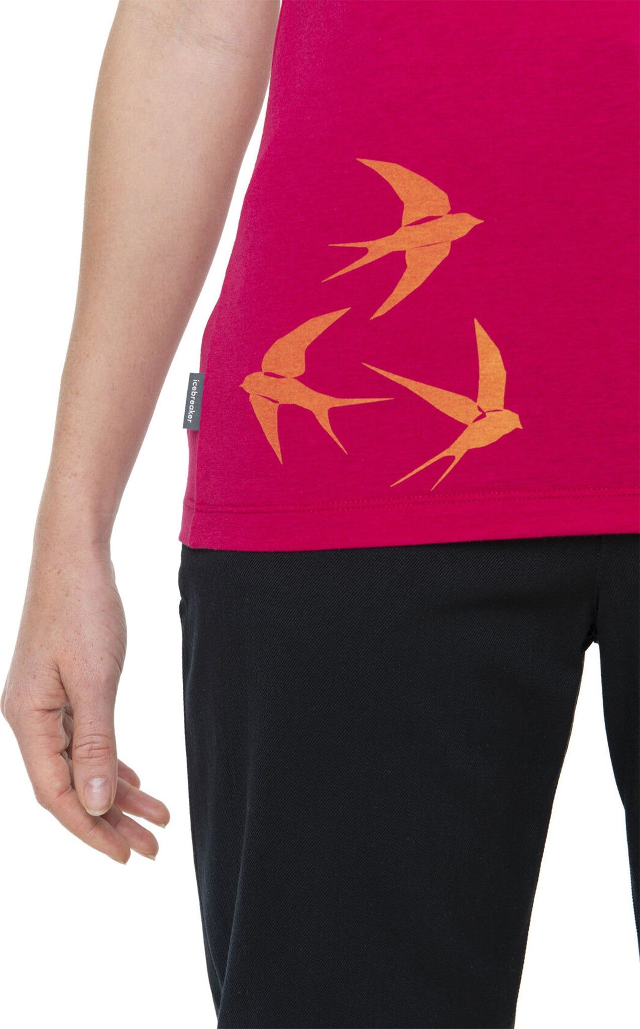 Central Swarming Shapes Merino Classic Short Sleeve T-Shirt - Women's |-|T-shirt classique à manches courtes en mérinos Swarming Shapes Central - Femme sold by Altitude Sports product image thumbnail 4