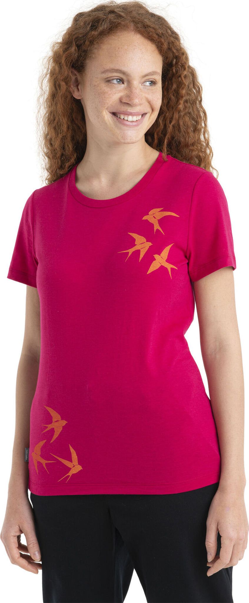 Central Swarming Shapes Merino Classic Short Sleeve T-Shirt - Women's |-|T-shirt classique à manches courtes en mérinos Swarming Shapes Central - Femme sold by Altitude Sports