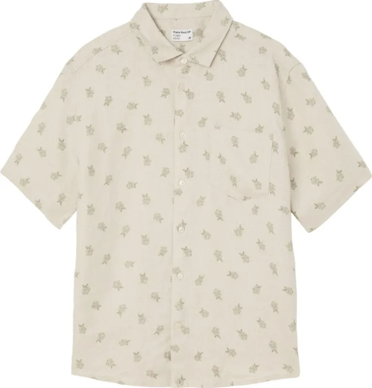 Short Sleeve Linen Shirt - Men's|-|Chemise en lin à manches courtes - Homme sold by Altitude Sports