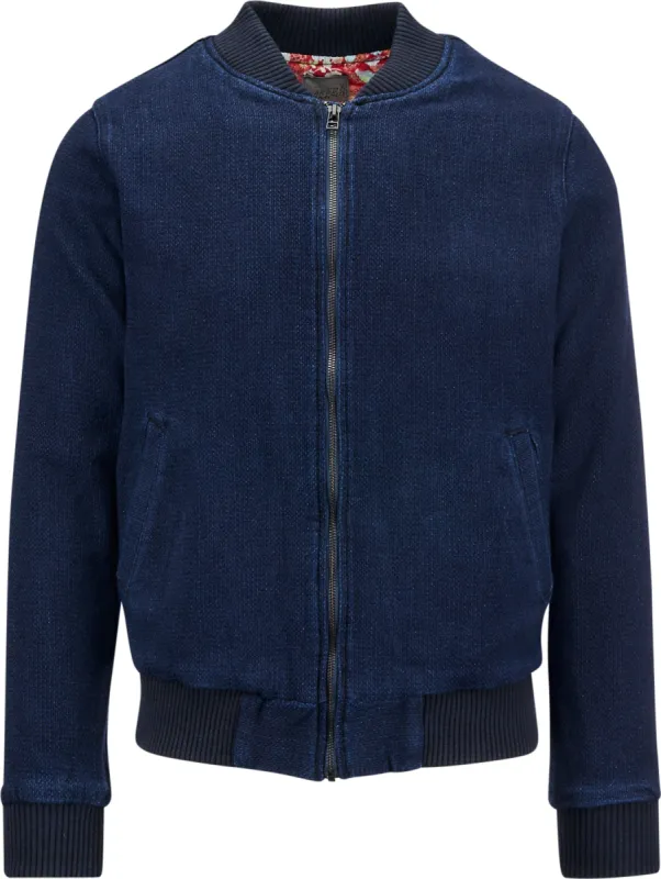 Bomber Jacket - Indigo Basketweave - Men's|-|Manteau Bomber - Indigo Basketweave - Homme sold by Altitude Sports
