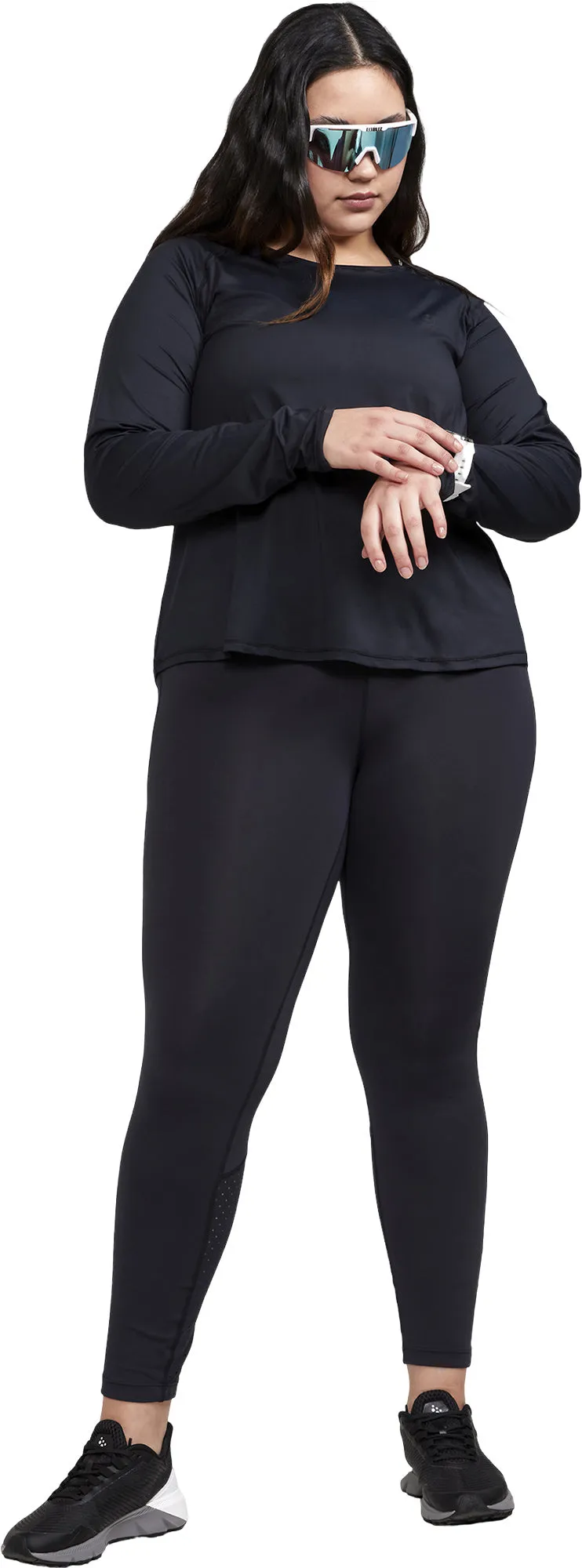 Core Essence Long Sleeve Plus Size T-Shirt - Women's|-|T-shirt à manches longues grande taille Core Essence - Femme sold by Altitude Sports product image thumbnail 2