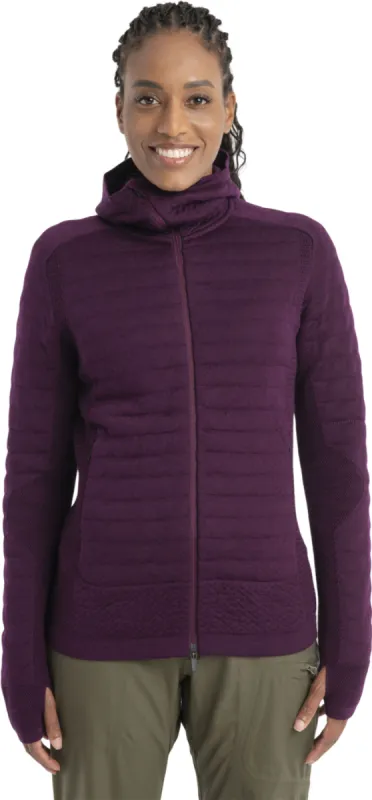 ZoneKnit Merino Explore Long Sleeve Zip Hoodie - Women's|-|Chandail à capuchon glissière à manches longues ZoneKnit Merino Explore - Femme sold by Altitude Sports