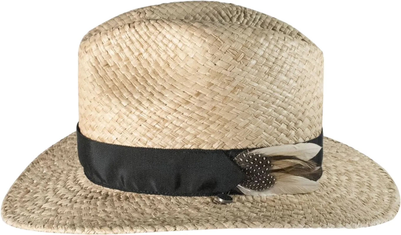 Nelson A Fedora Hat in Raffia - Unisex|-|Fedora en raphia Nelson A - Unisexe sold by Altitude Sports