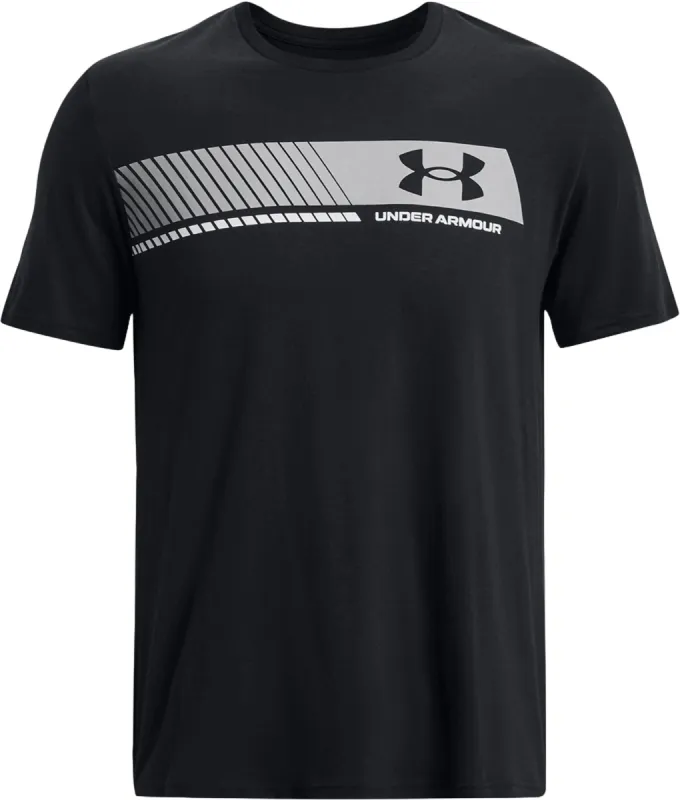 UA Left Chest Stripe Short Sleeve T-shirt - Men's|-|T-shirt à manches courtes UA Left Chest Stripe - Homme sold by Altitude Sports