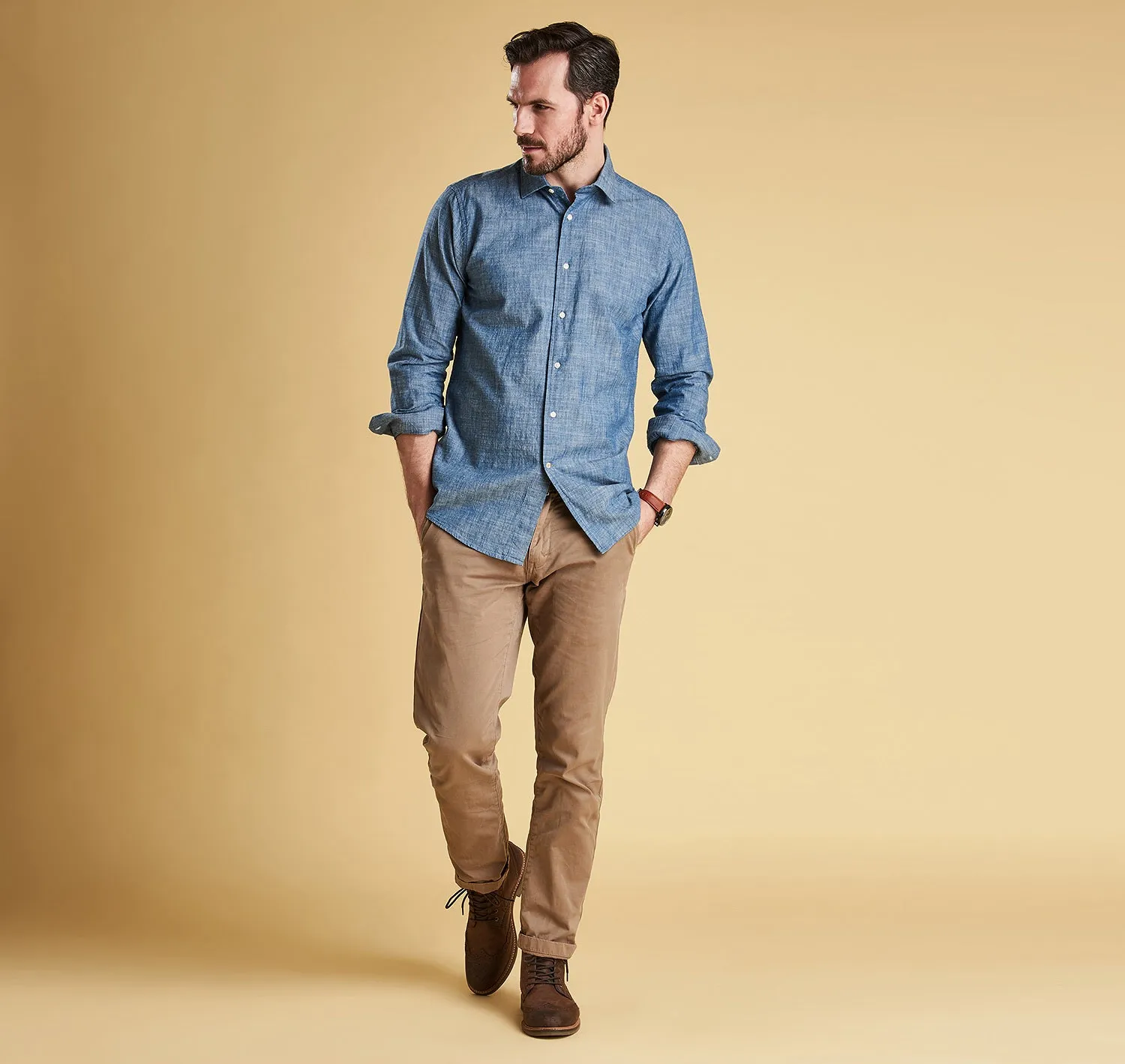 Men's Highfield Denim Shirt|-|Chemise en denim Highfield Homme sold by Altitude Sports product image thumbnail 2