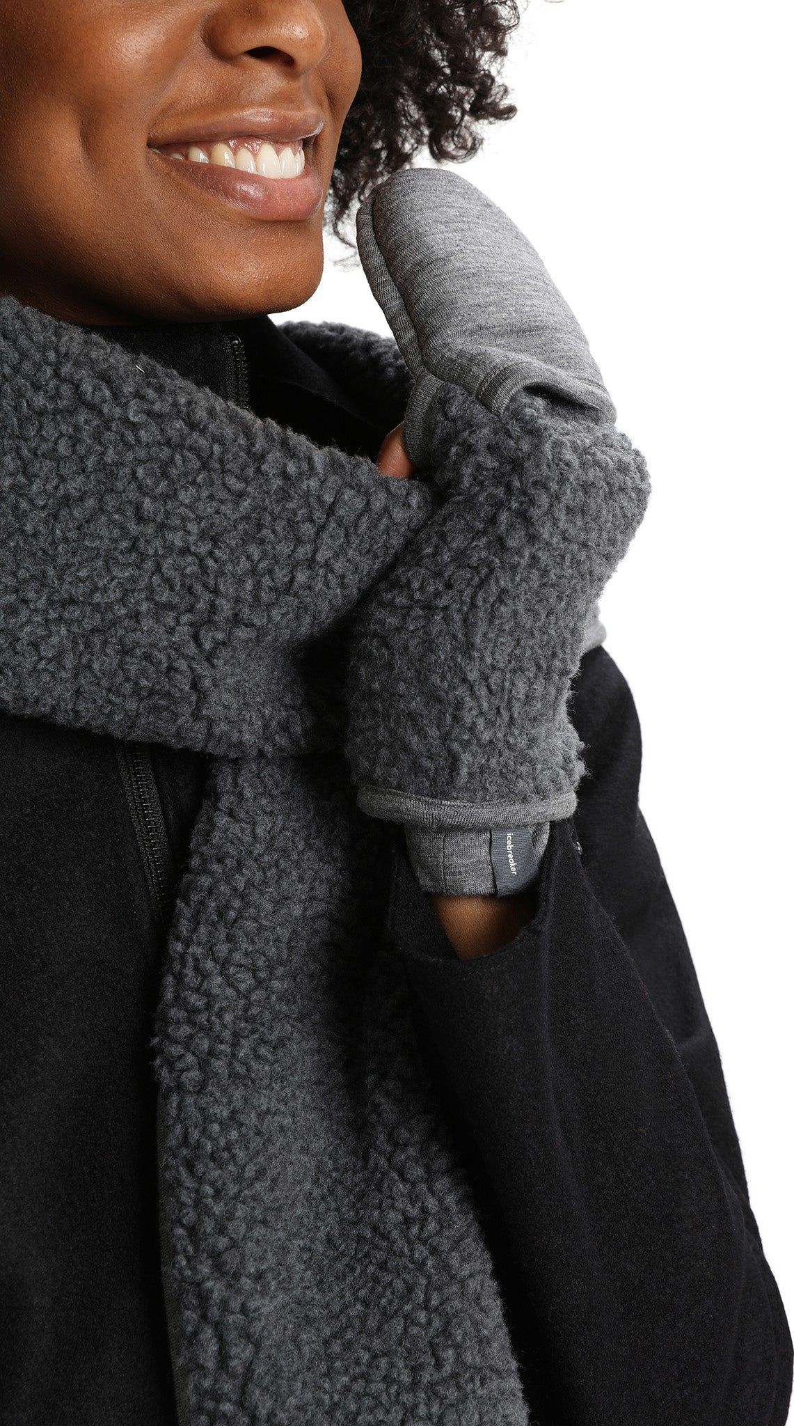 RealFleece Merino High Pile Mittens - Unisex|-|Mitaines à poils longs en mérinos RealFleece - Unisexe sold by Altitude Sports product image thumbnail 5