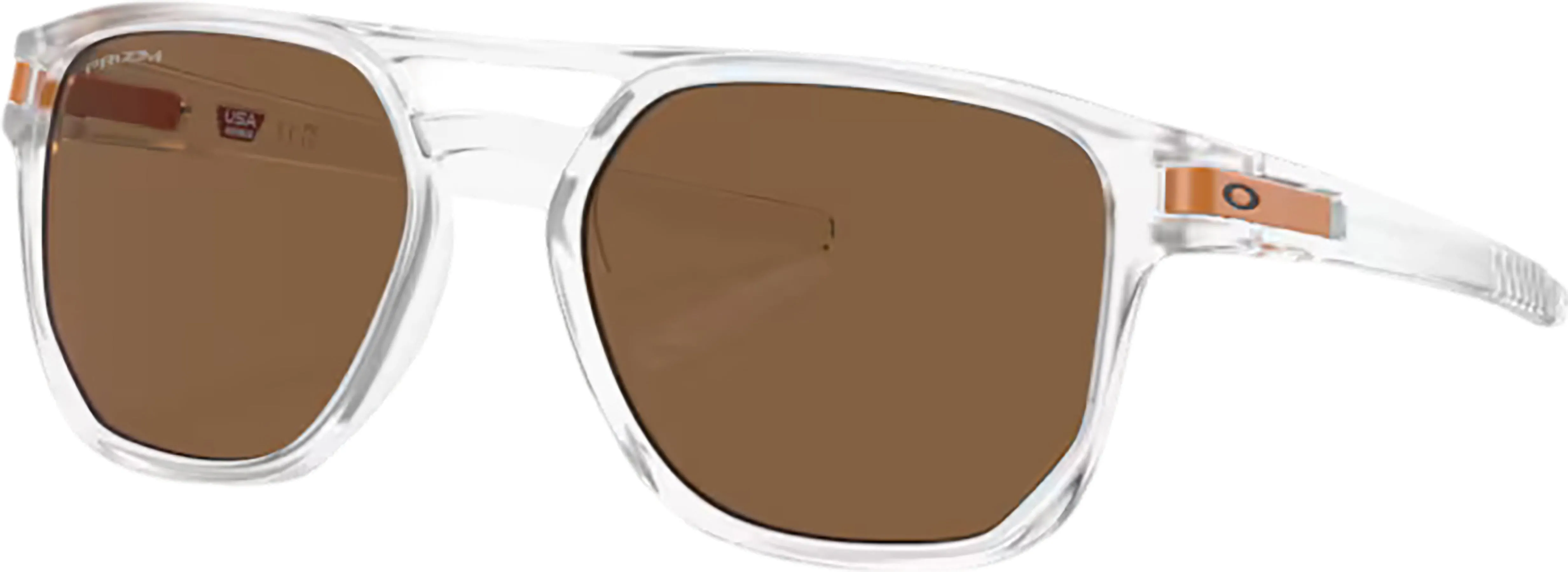 Latch Beta Introspect Sunglasses - Matte Clear - Prizm Bronze Lens - Men's|-|Lunettes de soleil Latch Beta Introspect - Matte Clear - Lentilles Prizm Bronze - Homme sold by Altitude Sports product image thumbnail 4