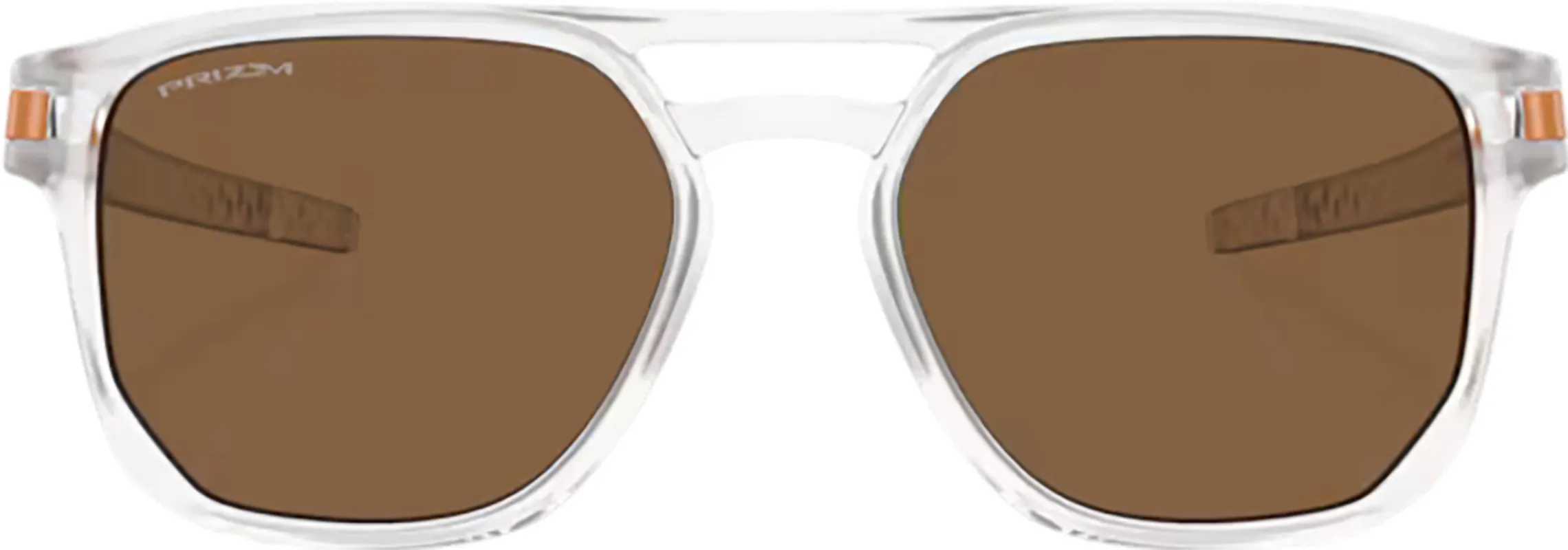 Latch Beta Introspect Sunglasses - Matte Clear - Prizm Bronze Lens - Men's|-|Lunettes de soleil Latch Beta Introspect - Matte Clear - Lentilles Prizm Bronze - Homme made by Oakley