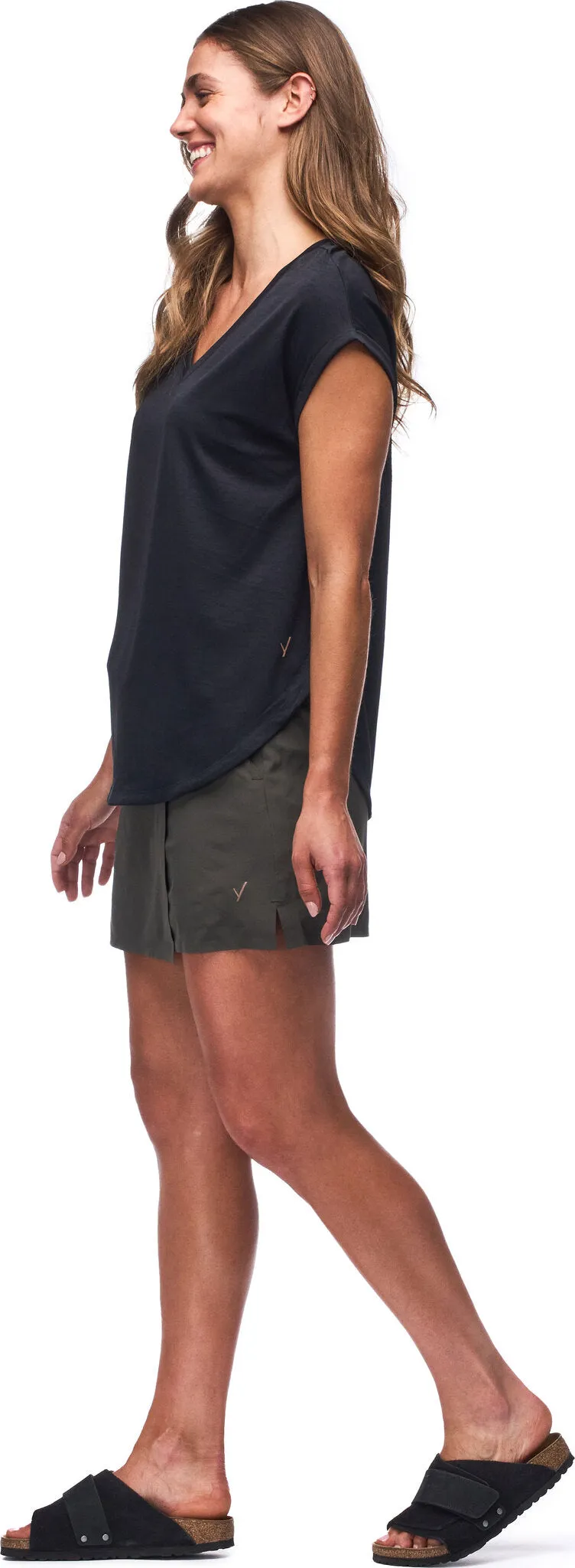 Lua Short Sleeve V-Neck Top - Women's|-|Haut à manches courtes et col en V Lua - Femme sold by Altitude Sports product image thumbnail 3